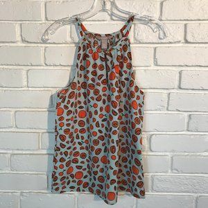 Banana Republic Tank - Grey with Orange Slices